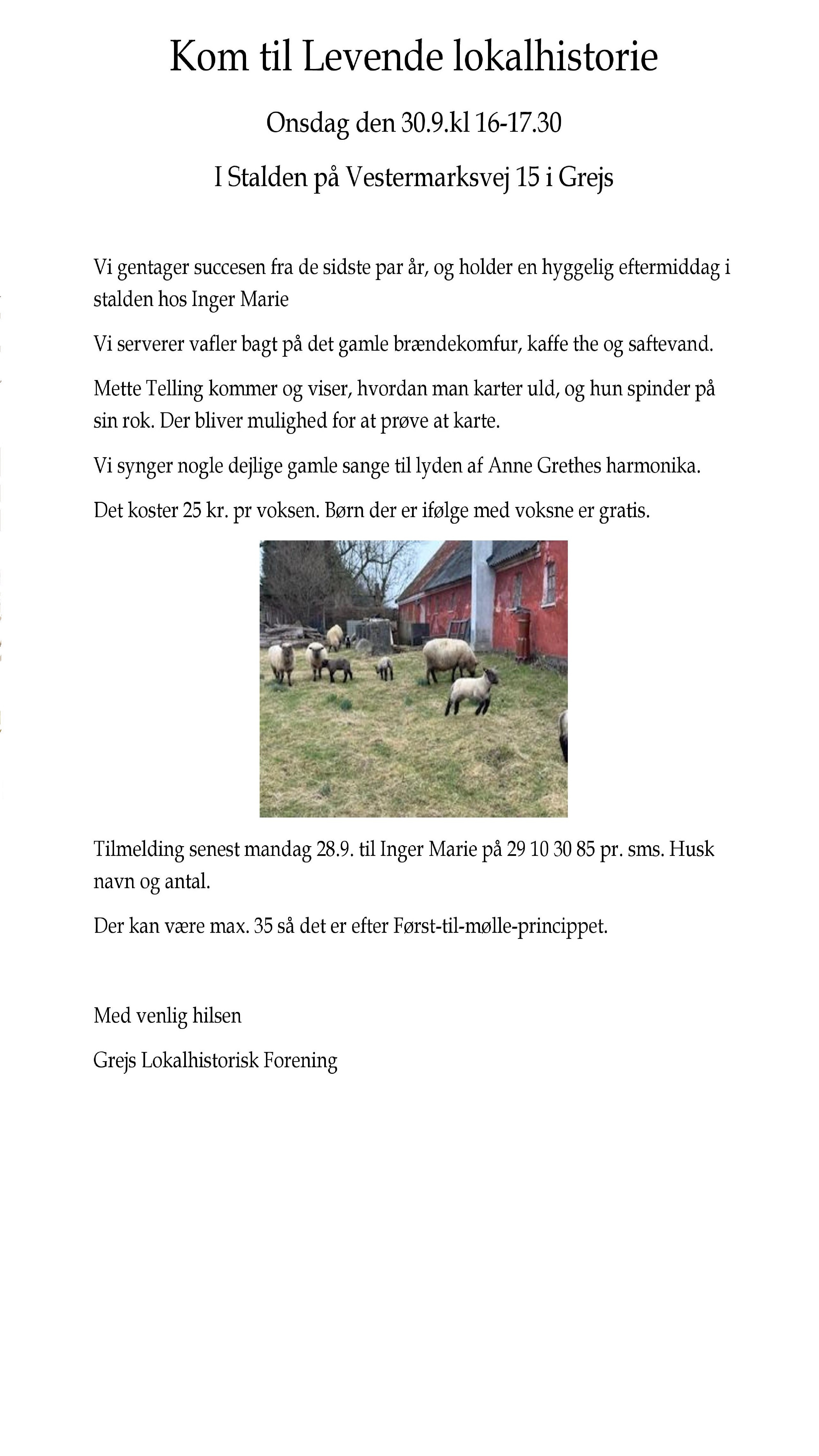 Levende stald 2026 info